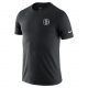 NIKE BROOKLYN NETS ESSENTIALS CORE LOGO TEE BLACK