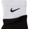 NIKE EVERYDAY PLUS CUSHIONED BLACK/WHITE/BLACK