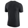 NIKE BROOKLYN NETS DRI FIT ESSENTIALS LOGO TEE BLACK