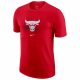 NIKE CHICAGO BULLS DRI-FIT ESSENTIALS FTPK LOGO TEE UNIVERSITY RED