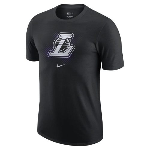 NIKE LOS ANGELES LAKERS DRI-FIT ESSENTIALS LOGO TEE BLACK