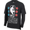 NIKE ALL STAR WEEKEND TOP LONG SLEEVE SHOOTING TEE BLACK