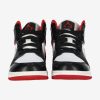 AIR JORDAN 1 MID (GS) WHITE/GYM RED-BLACK