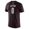 NIKE SEL2 ESSENTIALS ROY DAMIAN LILLARD TEE BLACK/LILLARD DAMIAN