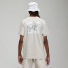 JORDAN ESSENTIALS FLIGHT 23 GX TEE LT OREWOOD BRN/WHITE