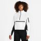 JORDAN WOMENS 23 ENGINEERED FLEECE LONG SLEEVE TOP WHITE/WHITE/BLACK