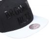 Mitchell & Ness Hide Snapback Brooklyn Nets WHITE/BLACK