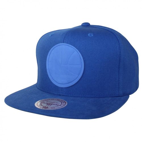 Mitchell & Ness NBA Hot Stamp Golden State Warriors Snapback BLUE