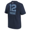 NIKE NBA MEMPHIS GRIZZLIES JA MORANT BOYS ICON N&N TEE COLLEGE NAVY