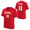 NIKE NBA ATLANTA HAWKS TRAE YOUNG BOYS N&N TEE -ICON UNIVERSITY RED