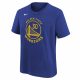 NIKE NBA GOLDEN STATE WARRIORS STEPHEN CURRY BOYS N&N TEE -ICON RUSH BLUE