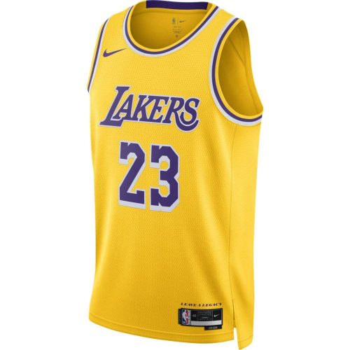 NIKE NBA LOS ANGELES LAKERS LEBRON JAMES BOYS ICON SWINGMAN JERSEY AMARILLO L