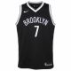 NBA X NIKE KIDS BROOKLYN NETS DURANT ICON SWINGMAN JERSEY BLACK