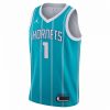 NIKE X NBA LAMELO BALL CHARLOTTE HORNETS BOYS SWINGMAN ICON JERSEY TEAL