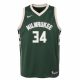 NBA X NIKE KIDS MILWAUKEE BUCKS ANTETOKOUNMPO GIANNIS ICON SWINGMAN JERSEY FIR GREEN