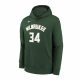 NIKE NBA MILWAUKEE BUCKS GIANNIS ANTETOKOUNMPO NK CLUB LEECE ICON NN FIR XL