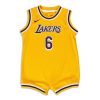 NIKE X NBA LEBRON JAMES LOS ANGELES LAKERS BOYS REPLICA JERSEY YELLOW