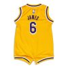 NIKE X NBA LEBRON JAMES LOS ANGELES LAKERS BOYS REPLICA JERSEY YELLOW