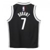 NIKE X NBA KEVIN DURANT BROOKLYN NETS BOYS REPLICA ICON ROAD JERSEY BLACK