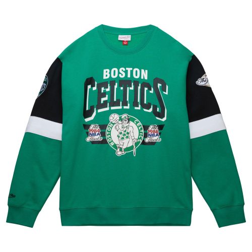 MITCHELL & NESS BOSTON CELTICS NBA ALL OVER CREW 3.0 KELLYGREEN