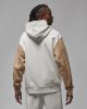 JORDAN ESSENTIALS FLEECE PULLOVER SAIL/HEMP/OATMEAL HEATHER/WHITE