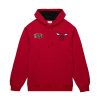 MITCHELL & NESS Premium N&N Player Fleece Vintage Logo Chicago Bulls Dennis Rodman Scarlet L