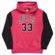 MITCHELL & NESS CHICAGO BULLS SCOTTIE PIPPEN Mens Name & Number Pullover Hoody Red / Black