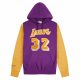 MITCHELL & NESS LOS ANGELES LAKERS MAGIC JOHNSON Mens Name & Number Pullover Hoo Purple / Gold