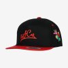 FOLKCAP STYLE 16 SNAPBACK BLACK / RED