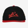 FOLKCAP STYLE 16 SNAPBACK BLACK / RED