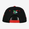 FOLKCAP STYLE 16 SNAPBACK BLACK / RED