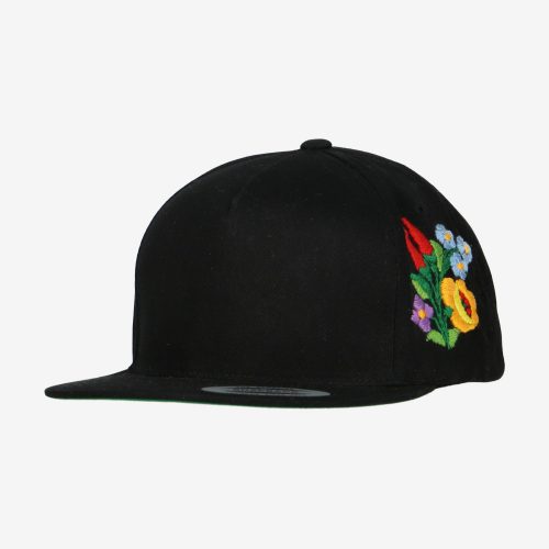 FOLKCAP STYLE 3 SNAPBACK BLACK