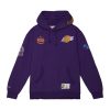 MITCHELL & NESS LOS ANGELES LAKERS M&N CITY COLLECTION FLEECE HOODY Purple