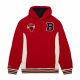 MITCHELL & NESS CHICAGO BULLS NBA TEAM LEGACY FRENCH TERRY HOODIE SCARLET