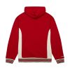 MITCHELL & NESS CHICAGO BULLS NBA TEAM LEGACY FRENCH TERRY HOODIE SCARLET