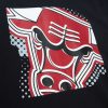 MITCHELL & NESS CHICAGO BULLS NBA BIG FACE 7.0 HOODIE BLACK