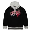 MITCHELL & NESS Premium Fleece Hoodie Vintage Logo Chicago Bulls Black M