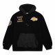 MITCHELL & NESS NBA TEAM OG 2.0 FLEECE HOODIE VINTAGE LOGO LOS ANGELES LAKERS BLACK M