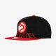 MITCHELL & NESS NBA ATLANTA HAWKS LOW BIG FACE SNAPBACK HWC BLACK / RED