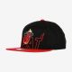 MITCHELL & NESS NBA MIAMI HEAT LOW BIG FACE SNAPBACK HWC BLACK / RED