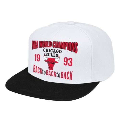 MITCHELL & NESS NBA CHICAGO BULLS BACK TO 93 HWC SNAPBACK WHITE / BLACK