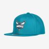 MITCHELL & NESS CHARLOTTE HORNETS TEAM GROUND 2.0 SNAPBACK Teal