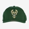 MITCHELL & NESS NBA MILWAUKEE BUCKS TEAM GROUND 2.0 STRETCH SNAPBACK GREEN