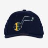 MITCHELL & NESS NBA UTAH JAZZ TEAM GROUND 2.0 STRETCH SNAPBACK BLUE