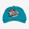 MITCHELL & NESS NBA DETROIT PISTONS TEAM GROUND 2.0 STRETCH HWC SNAPBACK TEAL