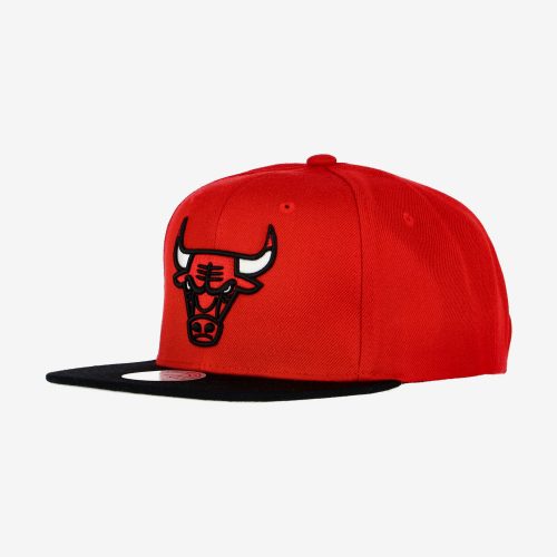 MITCHELL & NESS NBA CHICAGO BULLS TEAM 2 TONE 2.0 SNAPBACK RED / BLACK