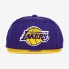 MITCHELL & NESS NBA LOS ANGELES LAKERS TEAM 2 TONE 2.0 SNAPBACK PURPLE  / YELLOW