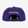 MITCHELL & NESS NBA LOS ANGELES LAKERS TEAM 2 TONE 2.0 SNAPBACK PURPLE  / YELLOW