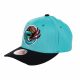 MITCHELL & NESS NBA VANCOUVER GRIZZLIES TEAM 2 TONE 2.0 STRETCH SNAPBACK HWC TEAL / BLACK