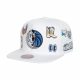 MITCHELL & NESS NBA DALLAS MAVERICKS HAND DRAWN SNAPBACK WHITE